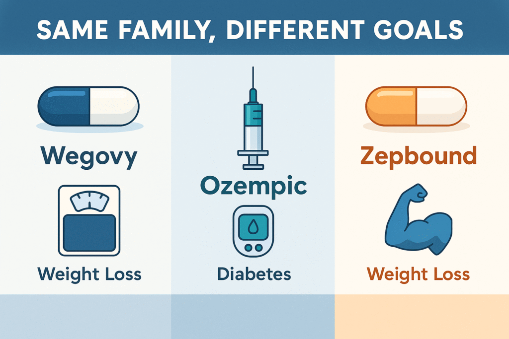 wegovy-ozempic-zepbound-different-goals
